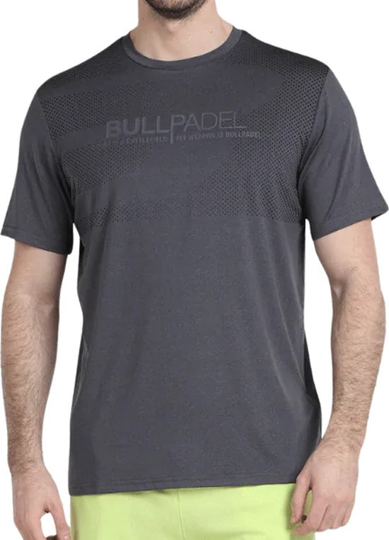 Bullpadel Padel Kleding T-Shirt Leteo Grijs - Maat M