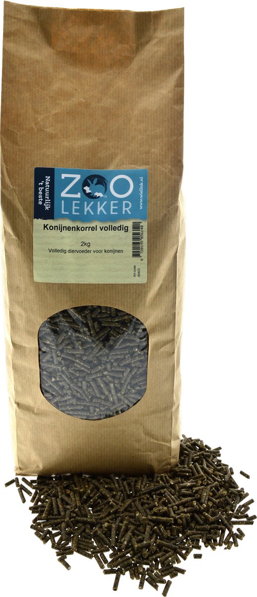 Zoolekker Konijnenkorrel volledig 2kg