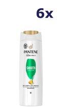 6x Pantene Shampoo Smooth & Silky 400 ml