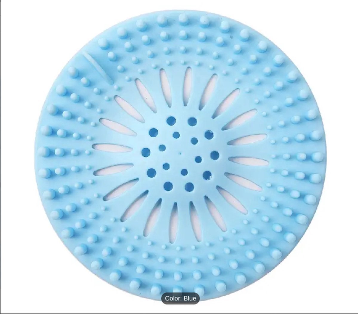 Goedkoopste Finnacle - BLAUW - Luxe Afvoer Plug - Zeef Stopper - Universele Haarfilter - Haarvanger - Gootsteenstop - Afvoerputje Stopper - Putje Rooster - Voor Wastafel - Gootsteen - Spoelbak - Keuken - Wasbak - Badkuip - Aanrecht - Siliconen