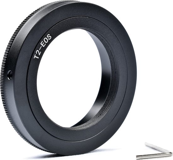 Foto: Lightdow adapter t2 lens naar canon eos ef body