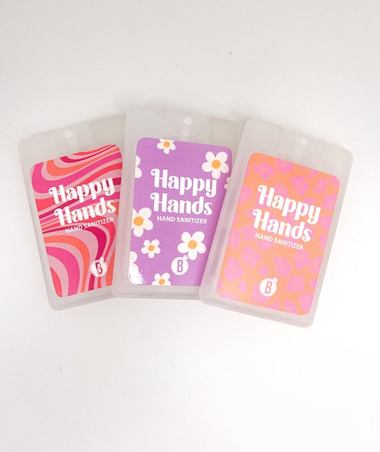 Happy Hands Handsanitizer - Desinfectie hand spray - Ontsmettings spray - handdesinfectie - Aloë vera