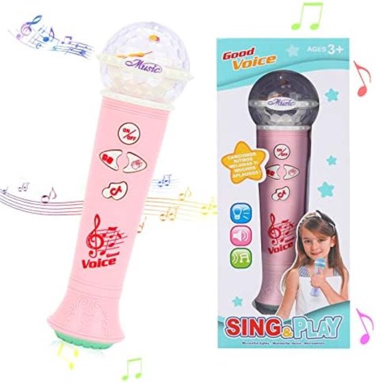 ShinePick Draadloze karaoke-microfoon, draagbare Bluetooth-karaoke