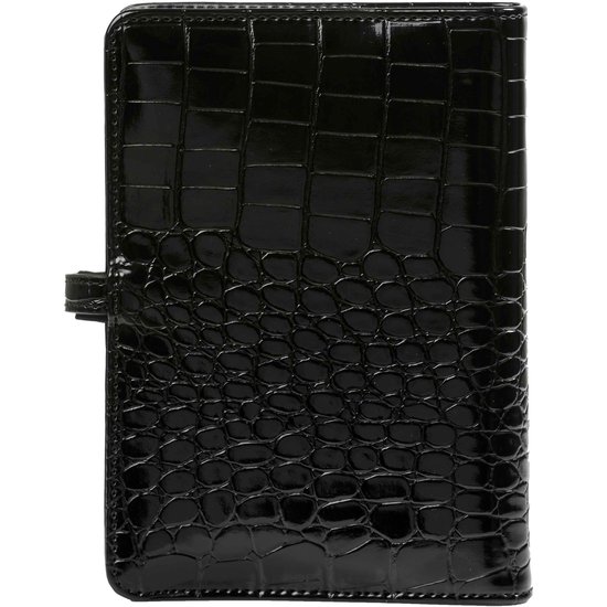 CASE ELEGANCE Volnerf Premium Lederen Hervulbare Journal Cover met A5 Gevoerd Notebook, Pen Loop, Kaartvakken, Messing Snap