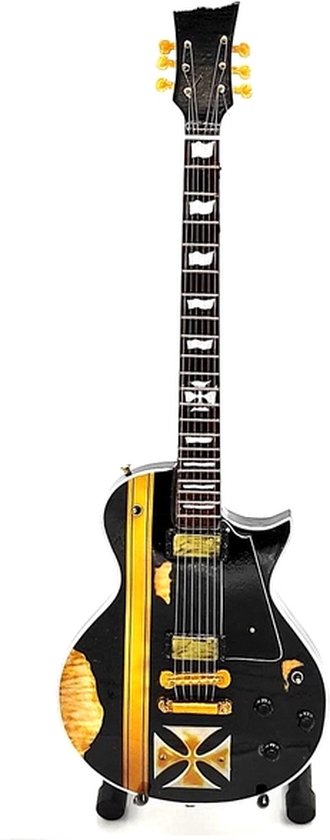 Mini Gitaar James Hetfield Mettalica 25cm Miniature- Guitar-Mini -Guitar- Collectables-decoratie -gitaar-Gift--Kado- miniatuur- instrument-Cadeau-verjaardag
