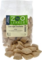 Zoolekker Lam & Rijst Crackers - hondenkoekjes - 400 gram