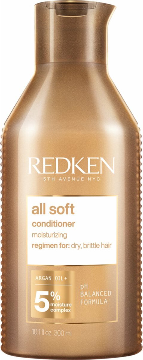 Redken All Soft Conditioner - 3 x 300 ml - Voordeelverpakking