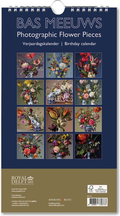 Bas Meeuws Flower Verjaardagskalender