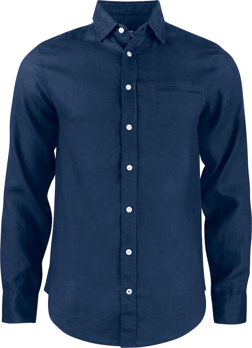 Cutter & Buck Summerland Linen Heren 352408 - Dark Navy - S