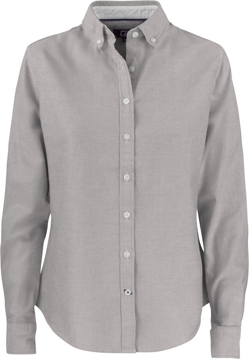 Cutter & Buck Belfair Oxford Shirt Dames 352401 - Grijs - XXL