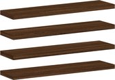 vidaXL-Wandschappen-4-st-40x10x1,5-cm-bewerkt-hout-bruineikenkleurig
