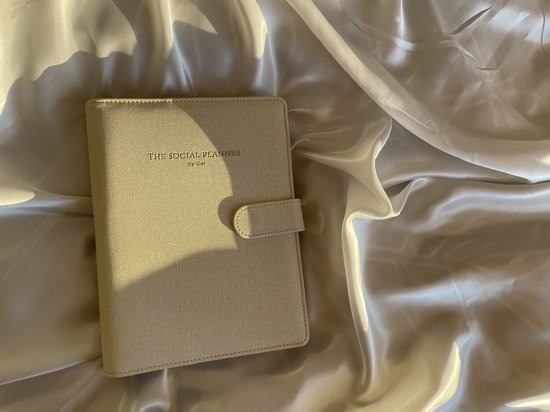 The Social Planner - By Ger - Beige - Weekplanner - Social media planner - Social media analyse - Social media plan - Social media strategie - Contentkalender - Social media content - Social media - Aesthetic planner - Minimalistische planner