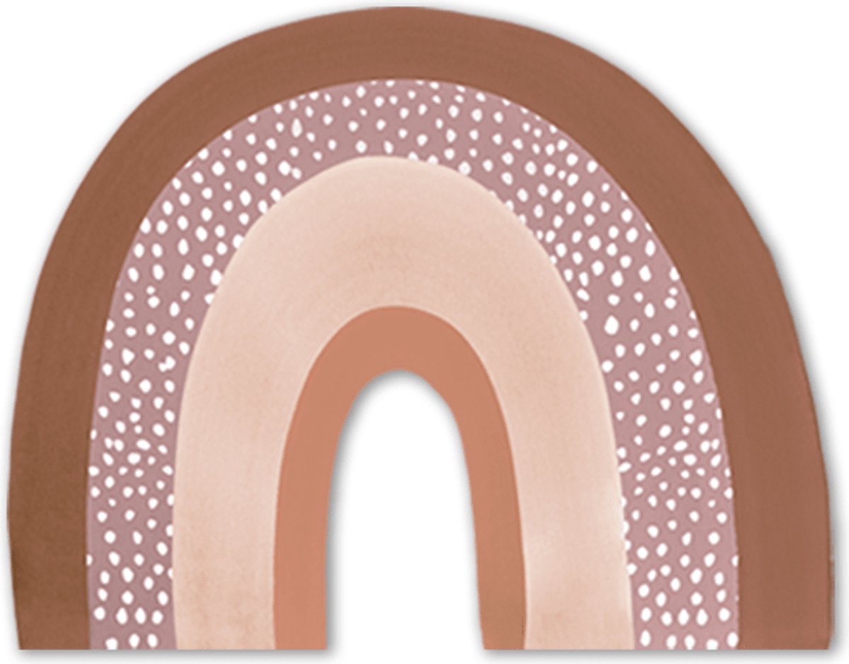 Wandfiguurtje regenboog luxe