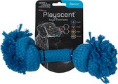 Jack and Vanilla hondenspeelgoed - Lengte 25cm - Flostouw hond - Puppyspeelgoed - Honden speelgoed - Hondenspeelgoed - Playscent Touw - Bacon - Blauw