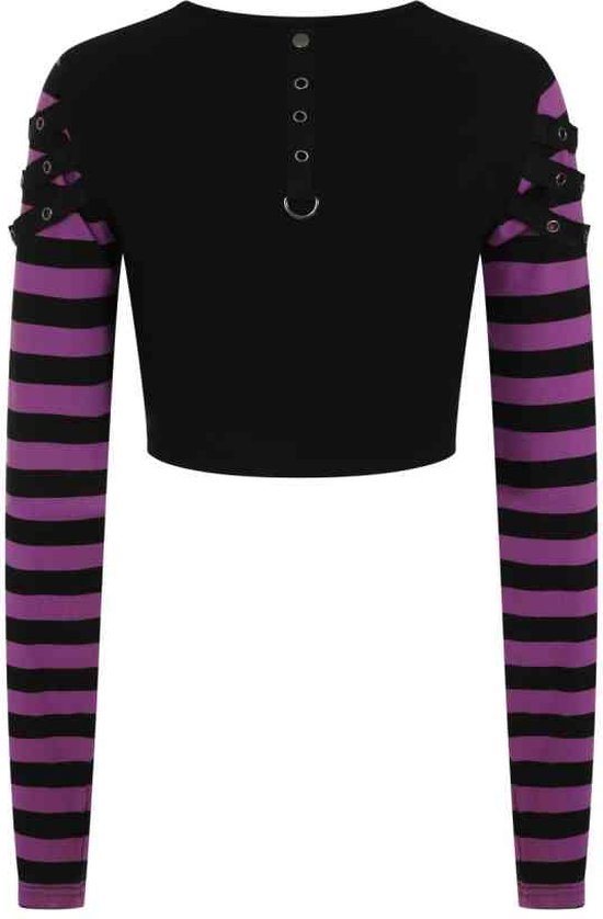 Banned - Crop top LYCORIS - 2XL - Violet