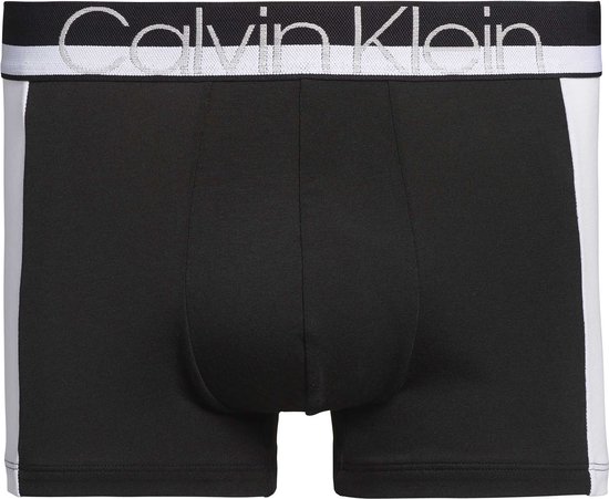 Calvin Klein Trunk Boxer 001Zwart Met Witte Stukken - Streetwear - Volwassen