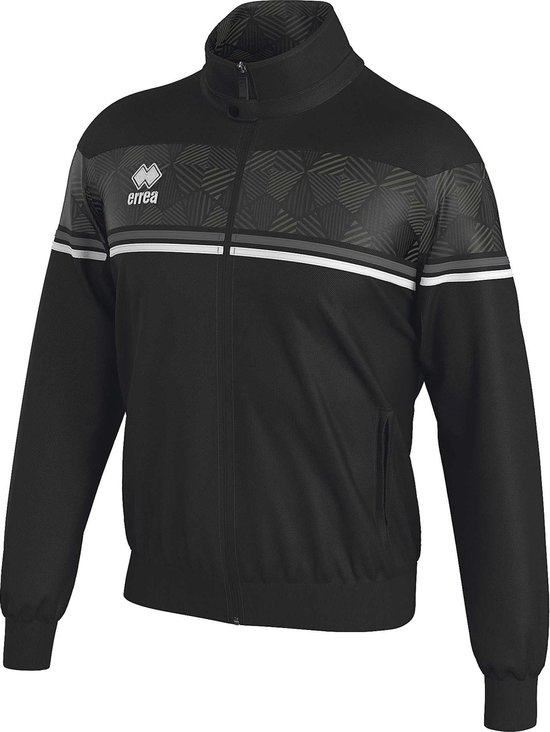 Sweatshirt Errea Donovan Jr Jas 07780 Zwart Mieren Wit - Sportwear - Volwassen