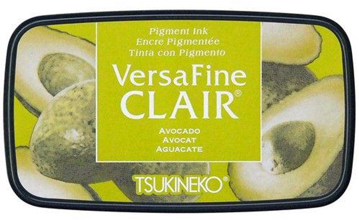 Versafine Clair - stempelkussen - avocado groen - pigment inkt