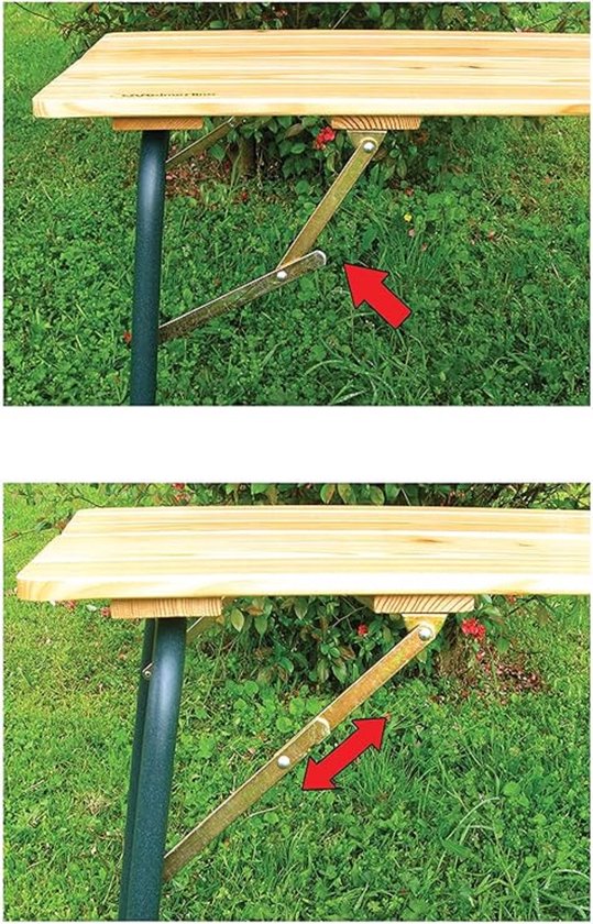 Campingtafel, opvouwbaar, klaptafel,draagvermogen en stabiliteit, 100 x 60 cm van Camp — afbeelding 2
