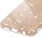 Hoesje Geschikt voor Samsung Galaxy A05s Glitter Silicone Halfstijf Dun, Goud
