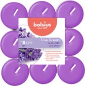 Bol.com Bolsius True Scents theelichten lavendel (18st) aanbieding