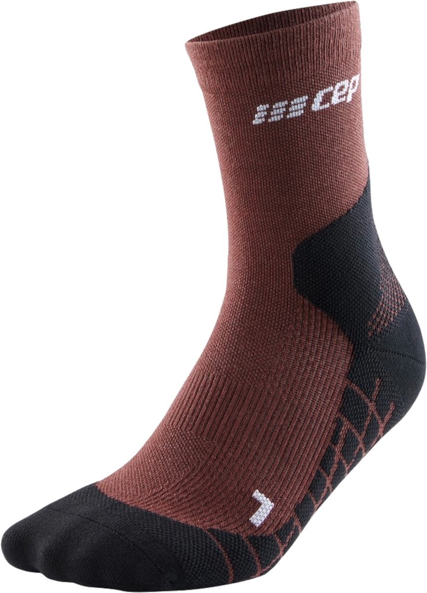 CEP Hiking Light Merino Mid-Cut Compressie – Heren 42-45 Bruin