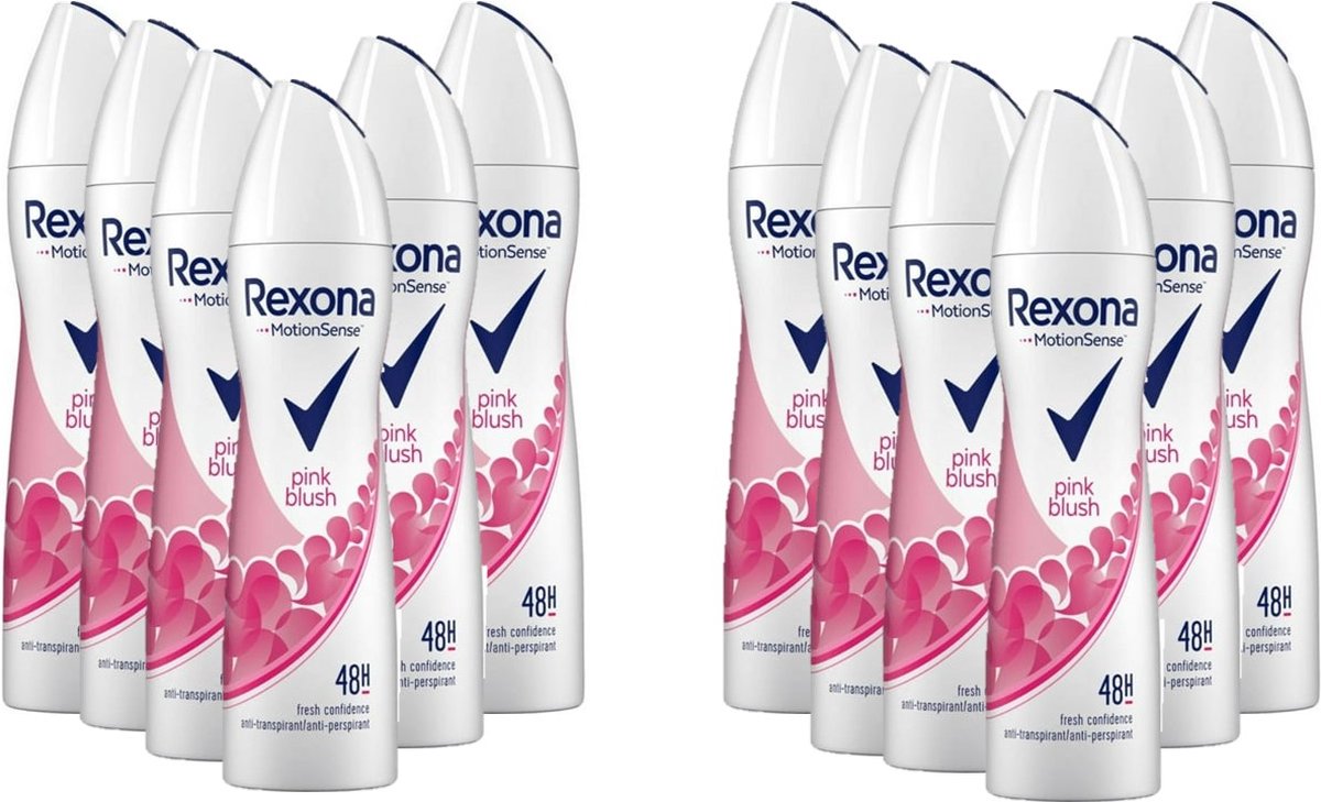 Goedkoopste Rexona Deo Spray - Pink Blush - 12 x 150 ml