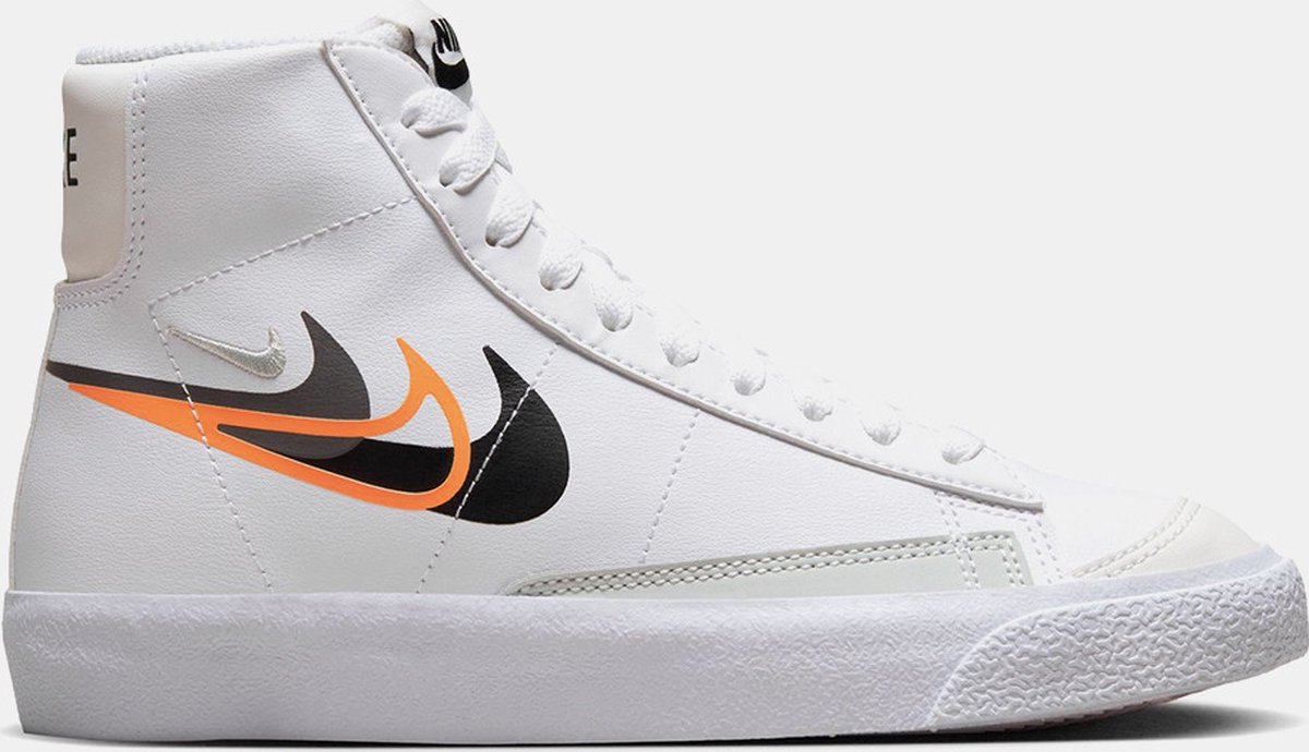 Nike Blazer MID Next Nature Double Swoosh Mandarin GS – FN7788-100 sneakers hoog Wit