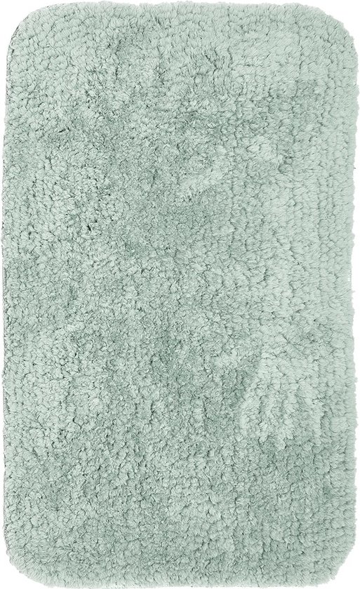Tapijt voor badkamer met effen tuft Essential - Groen - 50x80 cm