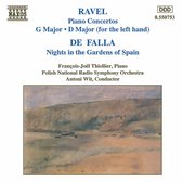 François-Joël Thiollier - Ravel/ De Falla: Piano Concertos/Nights In The Gardens Of Spain (CD)
