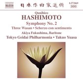 Akiya Fukushima, Tokyo Geidai Philharmonia, Takuo Yuasa - Hashimoto: Symphony No. 2, Three Wasan / Scherzo Con Sentimento (CD)