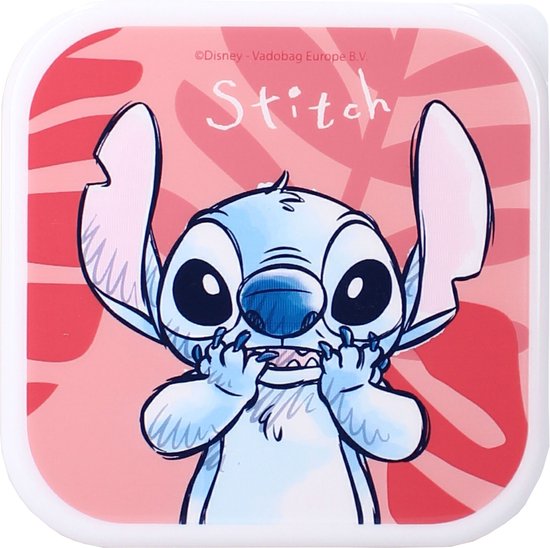 Boîte à Snacks Lilo & Stitch 3-en-1 - Strapelbare Snackboxen - Stel Op Reis Of Voor School