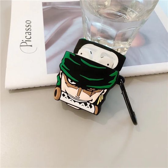 Living by ROKA® Zoro AirPod case | Roronora Zoro | One Piece | AirPod case | Ninja | Anime | AirPod hoesje voor AirPod 1 en 2