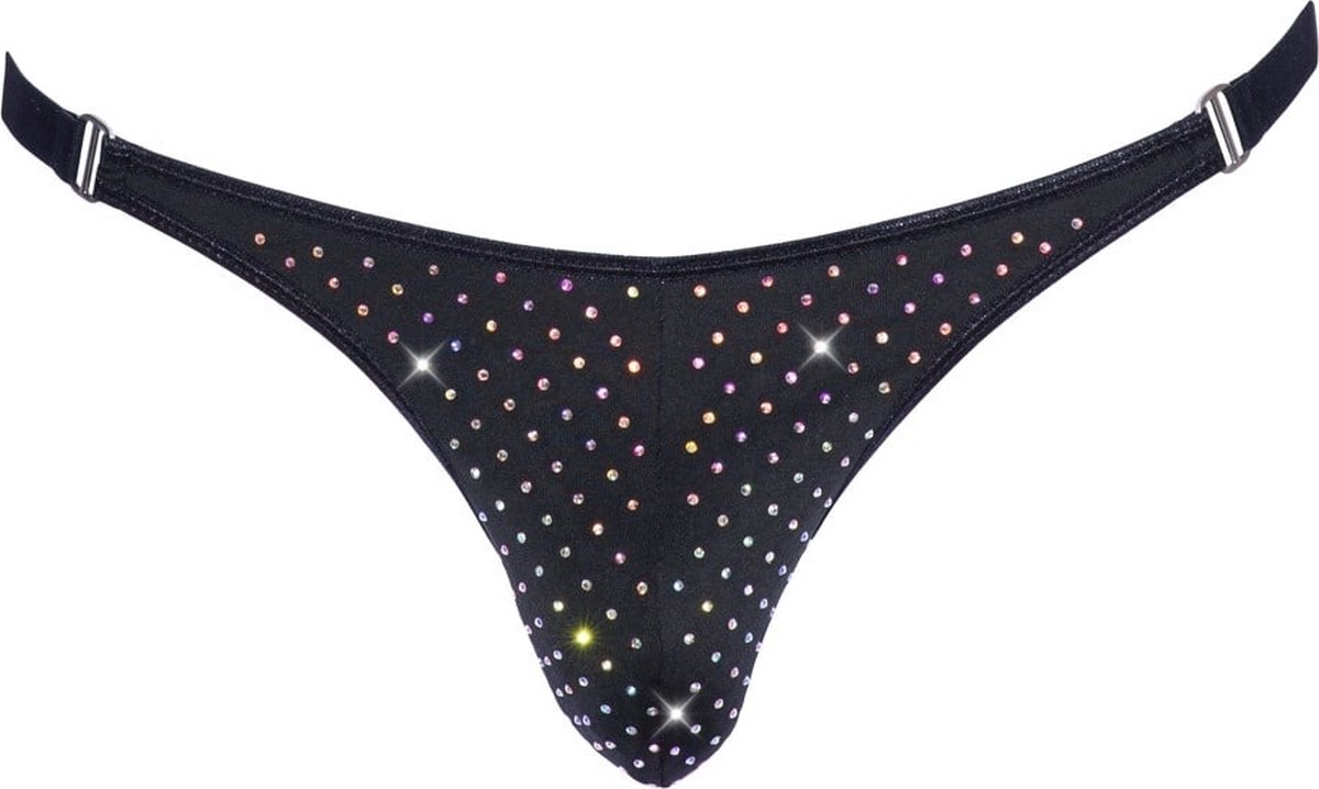 Goedkoopste Glitter String met Diamantjes voor Mannen