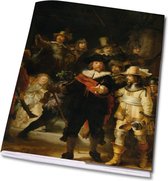 Schrift A5: De Nachtwacht/The Night Watch, Rembrandt van Rijn, Collection Rijksmuseum Amsterdam - Gratis Verzonden
