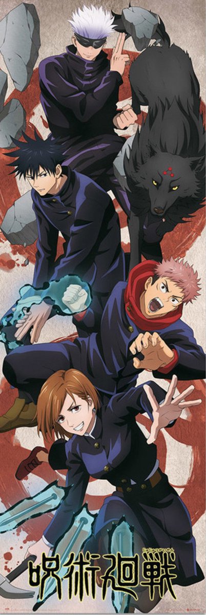 Grupo Erik Poster Jujutsu Kaisen - 53x158cm Divers