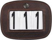 Le Mieux Saddle Pad Number Holder - Brown - Maat One Size
