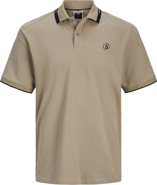 JACK&JONES JCOHASS LOGO POLO SS LN Heren Poloshirt - Maat XS