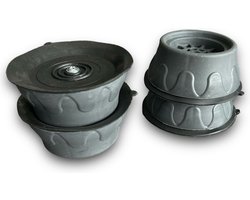 Trillingdempers Wasmachine - Wasmachine Dempers - 4 stuks - Extra Dik - Droger - Ondersteuning voor anti-vibratie wasmachines