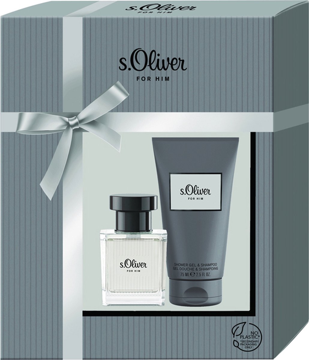 Goedkoopste s.Oliver for Him Eau de Toilette 30 ml Shower Gel 75 ml geschenkset