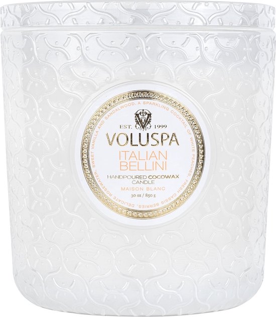 Voluspa Geurkaars Maison Blanc Italian Bellini Luxe Candle