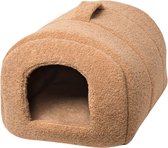 Topmast Teddy Nest Kattenmand Hondenmand - Bruin - 37 x 48 x 30 cm