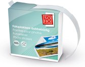 SOHO Fotoplakkers Dubbelzijdig – Plakstrips – Sealstrips – Eenvoudig in gebruik - 500 stuks – Transparant