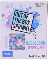 PME Out of the Box Sprinkles Taartdecoratie - Bubble Gum - 60g