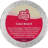 FunCakes Cake Board Rond - Zilver - Ø10 cm - Taartonderlegger - Taartkarton
