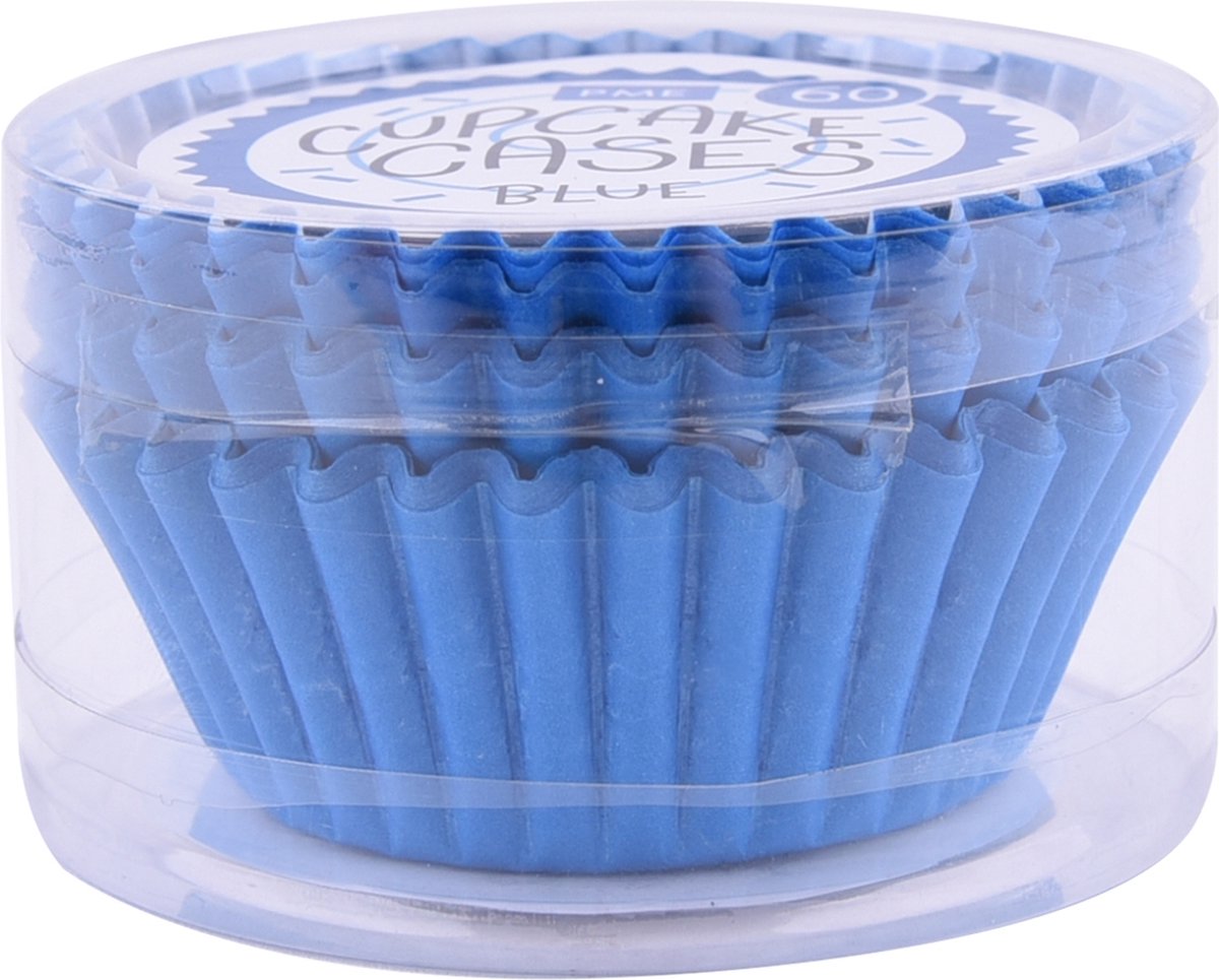 PME - Cupcakevormpjes - Blauw - pk/60