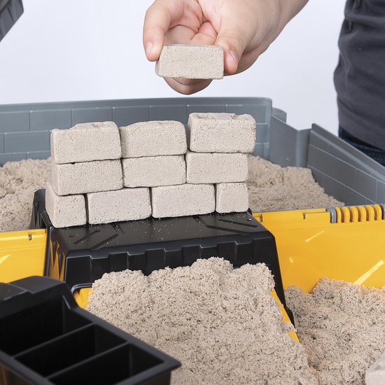 Kinetic Sand, Ensemble de jeu de bac à sable pliable pour chantier