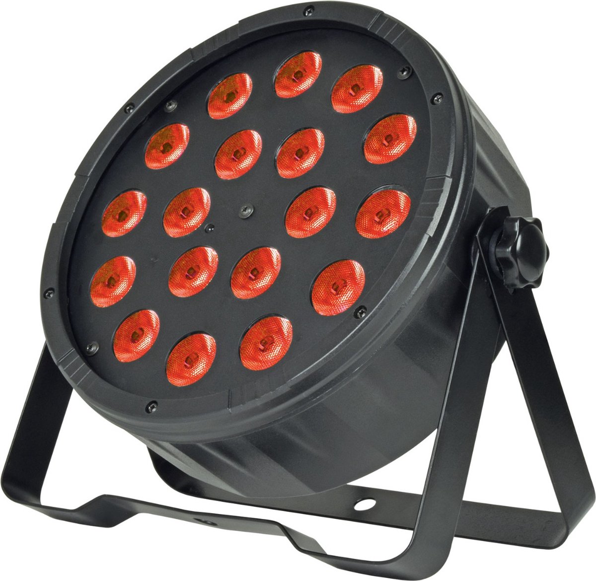 QTX PAR-100 led PAR-lamp 18 x 3 W RGB met DMX en geluidssturing