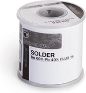 Velleman Soldeer, Sn 60 % Pb 40 %, 1 % flux, 0.8 mm, 500 g, spoel