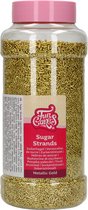 FunCakes Sugar Strands - Metallic Goud - 800g - Sprinkles Taartdecoratie